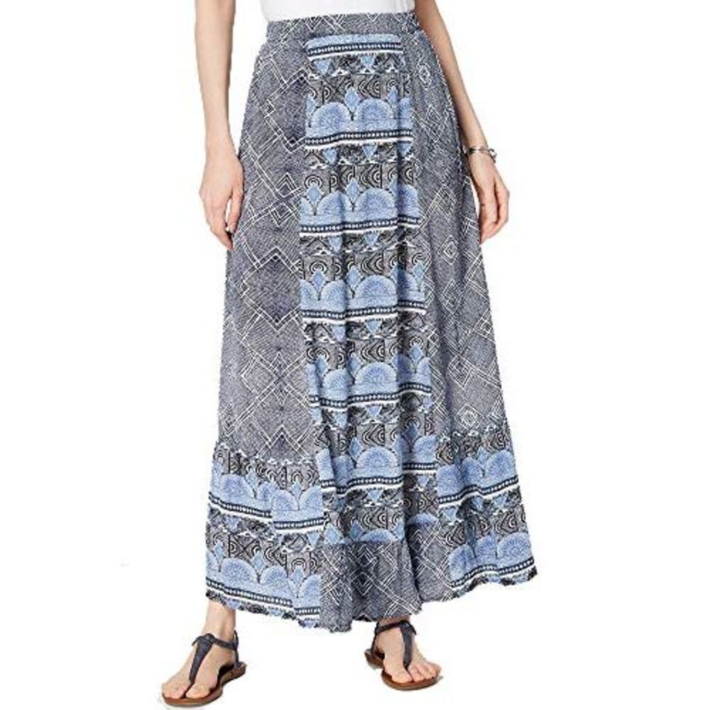 Style & Co Mixed Print Maxi Skirt